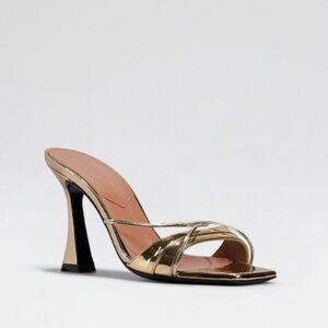 D'Accori Lust Mules 85: Gold